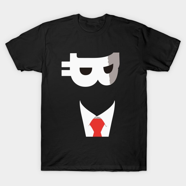 Satoshi Nakamoto Bitcoin design crypto currencies T-Shirt by Crypto Trading